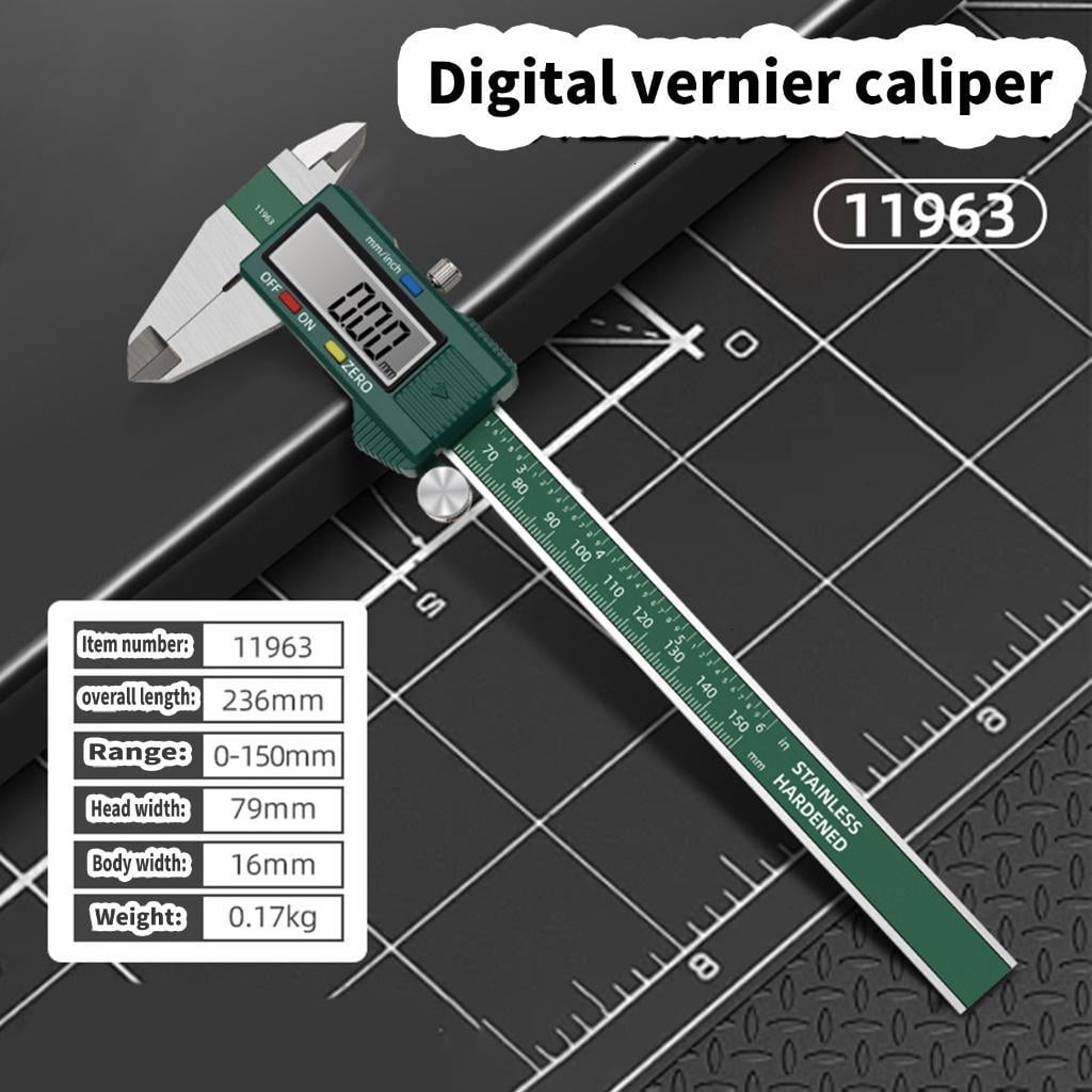Digital Vernier Calipers with Easy to Read LCD Screen Machinists Measurement Tool for Accurate Measurements
