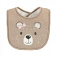 thumbnail image 6 of Hudson Baby Infant Girl Cotton Terry Drooler Bibs with Fiber Filling, Girl Moose Bear, One Size, 6 of 12