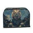 thumbnail image 2 of Daiia Starry Sky Meditating Lion Pattern 2 slice Toaster Cover, Toaster Appliance Dust-proof Cover For Kitchen Small Appliance Dust Cover and Fingerprint Protection, 2 of 7