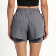 thumbnail image 5 of Uobin Women's 2 in 1 Running Shorts Quick Dry Athletic Gym Workout Shorts with Liner Phone Pockets, 5 of 7
