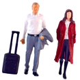thumbnail image 4 of Figuras De Resina CUTICAT 1:64 Modelo De Maleta Con Maleta Decoración De Dioramas Ferroviarios, 4 of 8