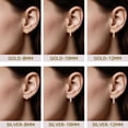 thumbnail image 5 of Titanium Hypoallergenic Huggie Hoop Earring, Small Cubic Zirconia Cuff Earrings Mini Piercing Jewelry for Women Sensitive Ears, 5 of 9