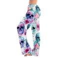 thumbnail image 3 of Clossjun Halloween Pajama Pants for Women Cozy Wide-Leg Novelty Holiday Pumpkin Ghost Bat Print Bottoms Nightwear M, 3 of 6