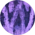 thumbnail image 1 of Ahgly Company Indoor Round Abstract Purple Modern Area Rugs, 8' Round, 1 of 4