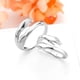 thumbnail image 5 of Creative Love Hug Anillo de plata Moda Unisex Anillo abierto ajustable Joyería Tmvgtek Para estrenar, 5 of 9