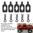 thumbnail image 3 of 10Pcs Lightweight Sturdy Durable RC Body Clips For Axial 1/24 SCX24 AXI206000 RC Car, Advanced Iron And Plastic Material, And Unique Handle Design, 3 of 8