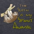 thumbnail image 3 of CafePress - The Sloth Is My Spirit Anima Long Sleeve T Shirt - Womens Hooded Shirt, 3 of 3