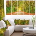 thumbnail image 1 of Design Art - Fall Greenery and Road Straight Ahead, 1 of 1