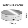 thumbnail image 2 of 360 Degree Electric Rotating Turntable Display Stand Automatic Revolving Platform, 2 of 10