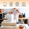 thumbnail image 5 of 3/8In Auto Siphon with Clamp 6.5' Ft Hose Bottling Siphoning Kit with Food Grade Free Plastic Tubing for Beer, 5 of 8