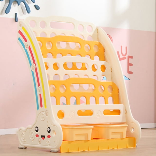 Children Bookshelf Kindergarten Bookshelf Simple Floor Standing Bookshelf Children Bookshelf Kindergarten Picture Books Storage Rack Home Simple Floor Standing Bookshelf 5 Layers