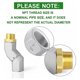 thumbnail image 4 of Manguera de combustible giratoria 360 conector giratorio para boquilla de combustible giratorio 1 pulgada Afortunado Sencillez, 4 of 5