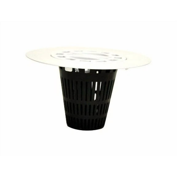 Danco 4-1/4 In. Polished Plastic Shower Drain Strainer