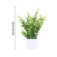 Artificial Flowers Faux Plants Potted Artificial Plants in Pot Green