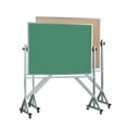 thumbnail image 2 of AARCO Reversible Combination Chalkboard, 2 of 6