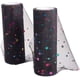 thumbnail image 1 of 2 rollos de tela de tul brillante con lentejuelas de 15 x 9 metros para decoración, lazos, manualidades, bodas y fiestas - 18 metros en total (negro), 1 of 7