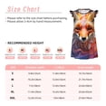thumbnail image 3 of Vsdgher Color Splash Fox Portrait pour Filles Chemises de Nuit Tout-Petits Manches Courtes Robe de Nuit Vêtements de Nuit Pyjamas pour Fête de Pyjama-Petit, 3 of 6