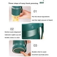 thumbnail image 4 of Mini Hand Blender Cordless Portable Blender Juicer With Usb Rechargeable Bpa Free 320Ml Mini Blender For Home Sports Outdoor Travel Office, 4 of 5
