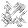 thumbnail image 2 of 50 pares de pinzas para el cabello de sola punta de metal Hugo Clips de pelo plano para mujer, 2 of 10