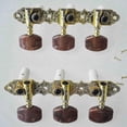 thumbnail image 4 of 2x Classical Guitar Tuning Pegs Machine Heads Tuner Brown, 4 of 5