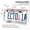 thumbnail image 3 of Aluminum License Plate Frame 2 Pack Car Exterior Accessory Car Tag Holder for Front Rear Plates Cars Decor Stunning Tree, 3 of 7