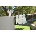 thumbnail image 4 of Mainstays 26PK CLOTHESPINS, Sturdy Non Slip Wide Open Plastic Clothespins for Air Drying Clothes 26 Pack Sorted with 4 Colors, 4 of 6