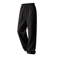 thumbnail image 5 of Evdexr Mens Baggy Sweatpants Drawstring Wide Leg Sweat Pants with Pockets Fall 2026 Lounge Casual Trousers Oversized Loose Fit Solid Pants 2XL, 5 of 8