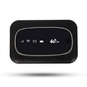 4G LTE CAT4 150M Unlocked Mobile MiFis Portable Hotspot Wireless Wifi Router with SIM Card Slot(Black)