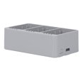 thumbnail image 4 of Battery Charging Hub 1 for 3 Portable Battery Charger with LED Indicator for DJI Mini 3 Pro Drone Battery Gray, 4 of 14