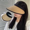 thumbnail image 5 of Sun Visor Hat Wide Brim Beach Cap Foldable, 5 of 5