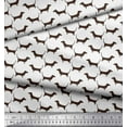 thumbnail image 3 of Soimoi Cotton Poplin Fabric Dachshund Dog Print Sewing Fabric Yard 42 Inch Wide, 3 of 3
