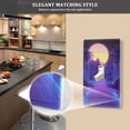 thumbnail image 5 of Yayeee Toggle Light Switch Wall Plate 1-Gang 4.5"x2.7" Home Decorative Outlet Cover, Blue Road, 5 of 7