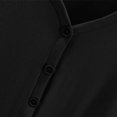 thumbnail image 3 of Bixock Women Plus Size Nightgowns Loungewear Nightshirts Sleep Dress Short Sleeve Button Placket Loose Solid Color Indoor Home Homewear Sleepwear Women Clothings, 3 of 5