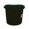 24 Qt Flat Side Bucket Black Fortiflex Feeders and Waterers FB124BX 012891285015