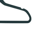thumbnail image 6 of Simplify 75 Pack Velvet Gold Hook Hangers in Emerald, 6 of 7