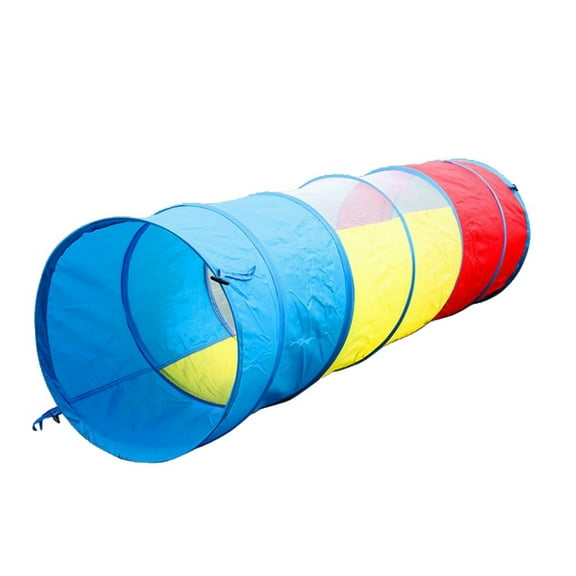 SOPOTUTU Toddler Crawl Through Tunnel Play Tent Multi-Color 1 Set Indoor Outdoor Activity Toy
