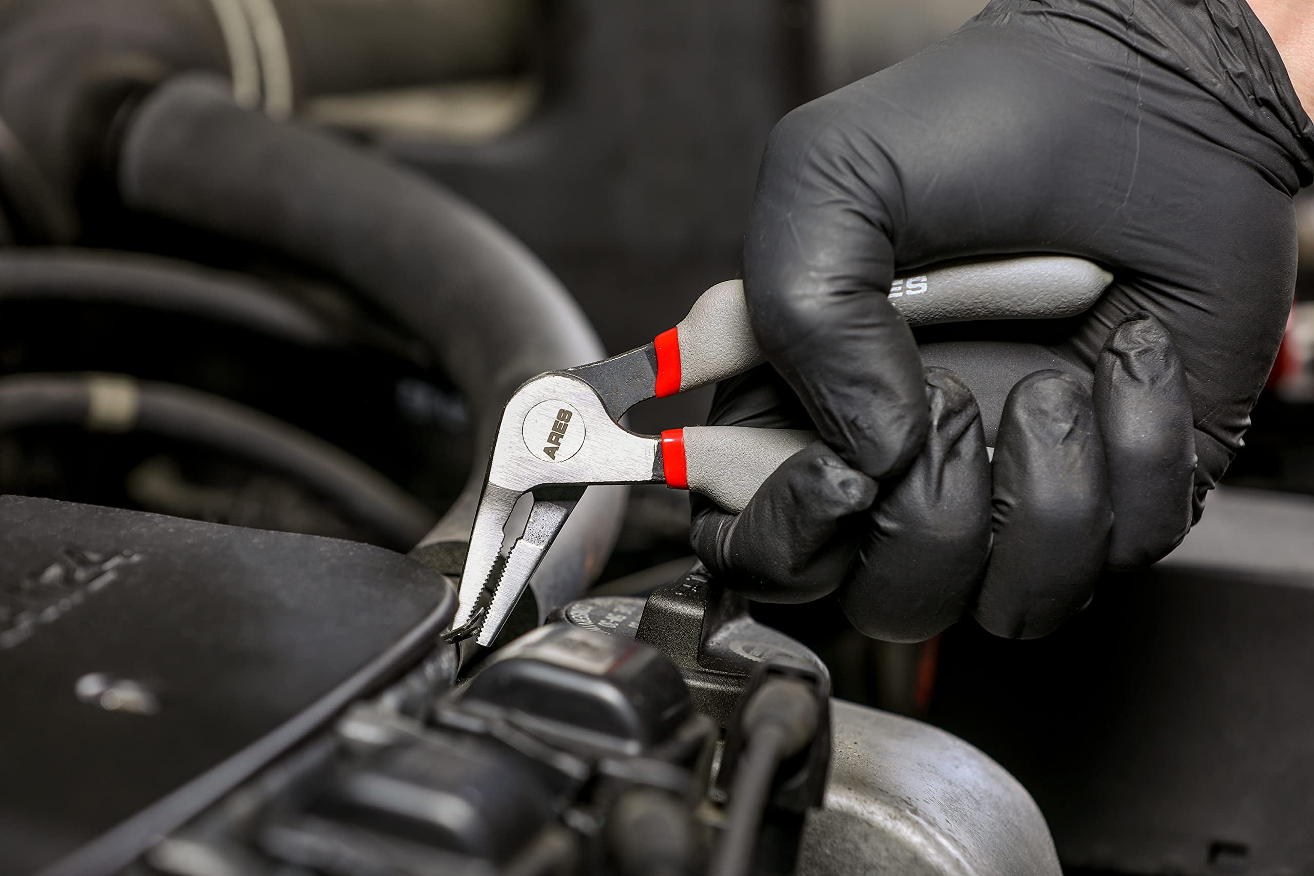 Kiwi Pliers ARES 51018 – 2-Piece Angled Head Needle Nose Set – 6