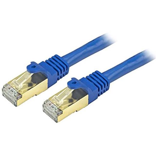StarTech Câble Ethernet CAT6a 6 Po - 10 Gigabit Blindé Sans Accroc RJ45 100W Cordon de Patch PoE - Réseau STP 10GbE