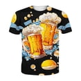 thumbnail image 4 of Little Boy's T-Shirts Short Sleeve Crew Neck Tees Casual Oktoberfest Print Summer Top Shirts Size 5-6T, 4 of 4