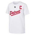 thumbnail image 2 of Youth Dylan Larkin White Detroit Red Wings 2025 NHL Stadium Series Replica Player Name & Number T-Shirt, 2 of 3