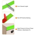 thumbnail image 5 of Uxcell 20mm x 5000mm Flexible TPE Self Adhesive U-Shape Veneer Edging Edge Banding Green, 5 of 6