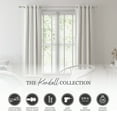 thumbnail image 3 of Kenney® Kendall 5/8" Standard Decorative Window Curtain Rod, 48-86", Brushed Nickel, 3 of 12