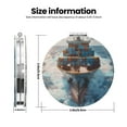 thumbnail image 3 of Picia Cargo Ship At Sea for Compact Vanity Mirror , Travel Makeup Mirror , Portable Magnifying Cosmetic Mirror for Daily, Work, Business-Round Shape, 3 of 9