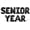 Black, variant on Letter Balloons - SENIOR YEAR 16" Inch Alphabet Letters Foil Mylar Balloon Senior Night Party Banner (Gold)