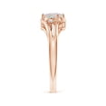 thumbnail image 6 of Angara Natural Opal Ring - Prong-Set Opal and Diamond Split Shank Ring for Women | October Birthstone Jewelry | 14K Rose Gold Opal Ring (Ring Size = 5.5), 6 of 12