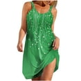 thumbnail image 2 of Royisotas Womens Retro Nightgowns Short Sleepwear Summer Button Down V-Neck Comfortable Green Nightdress for Ladies, 2 of 7