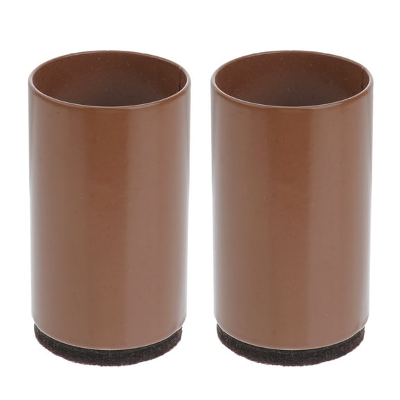 2pcs Felt Furniture Pads Furniture Legs Pad Furniture Hight Lifter Furniture Risers for Bed Furniture Table Sofa Chair Brown