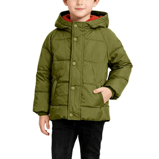 Cowsor Kids Winter Coats with Hooded Light Puffer Coat Warm Padded Jacket for Boys Girls Toddler