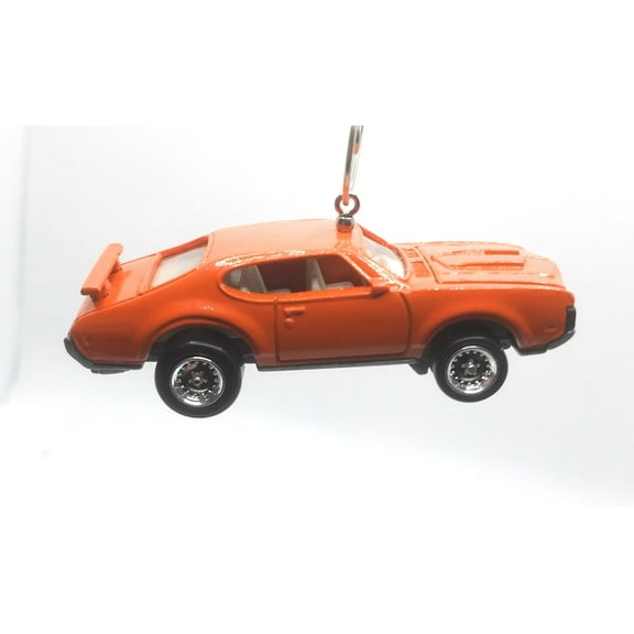 Christmas Ornament for 1969 Oldsmobile Olds 442 Orange