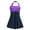 purple, variant on Phenas Womens Swimsuits Tummy Control Swim Dress One Piece Swimsuit Plus Size Swimwear Halter Bathing Suits